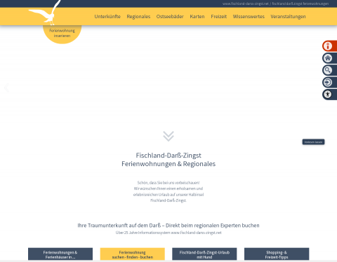 Website-Vorschau von Fischland-Darß-Zingst