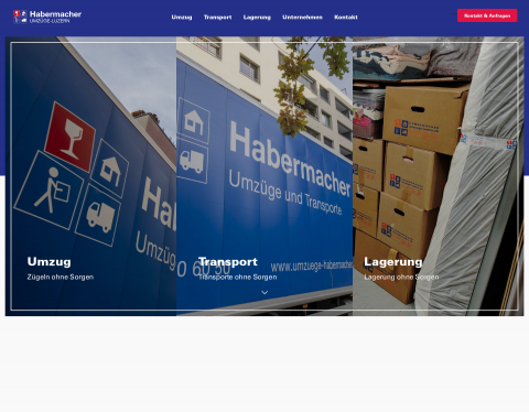 Website-Vorschau von Habermacher Transport AG