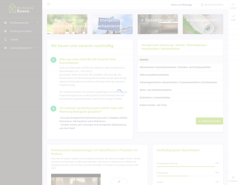 Website-Vorschau von NachhaltigBauen GmbH