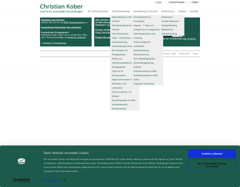 Website-Vorschau von Preisstabil und abschlusssicher verkaufen