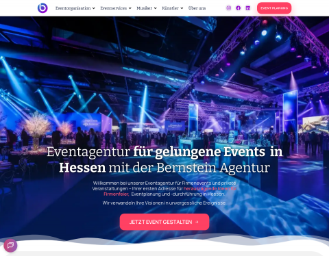 Website-Vorschau von Bernstein Agentur