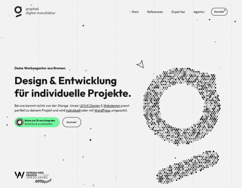 Website-Vorschau von Graphek GmbH - Werbeagentur
