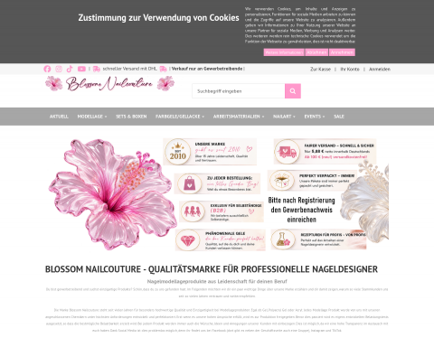 Website-Vorschau von Blossom Nailcouture