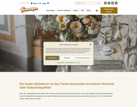 Website-Vorschau von Dein Gästetelefon