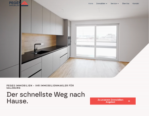 Website-Vorschau von Peges Immobilien GesmbH