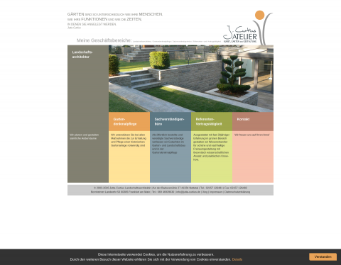 Website-Vorschau von Atelier Jutta Curtius