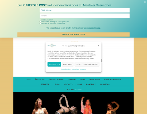 Website-Vorschau von Martinas Ruhepole