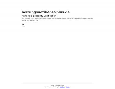 Website-Vorschau von Heizungsnotdienst Plus