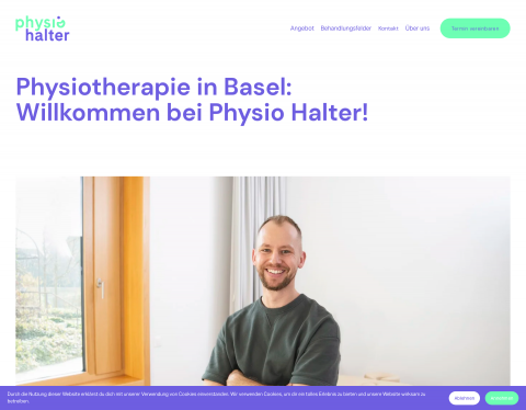 Website-Vorschau von Physiotherapie Halter