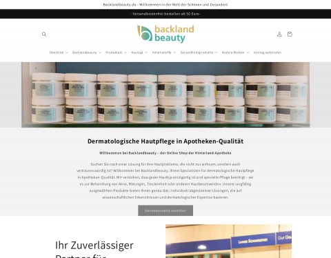 Website-Vorschau von Hinterland Apotheke Stephan Gerrit Schröder e.K.