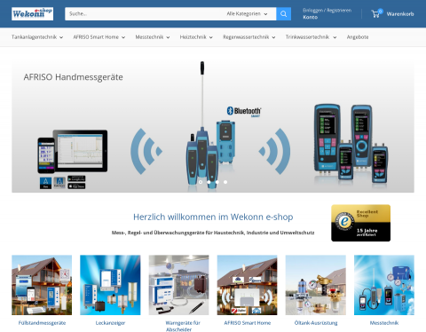 Vorschau von Wekonn e-shop für Regenwassertechnik