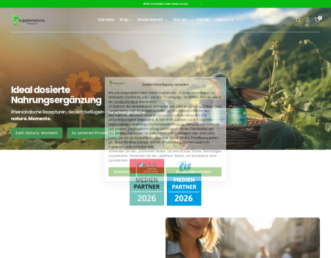 Website-Vorschau von Supplenatura Rheinland GmbH