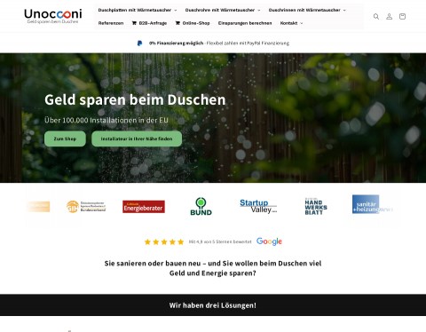 Vorschau von Unocconi - Energieeffizienz beim Duschen