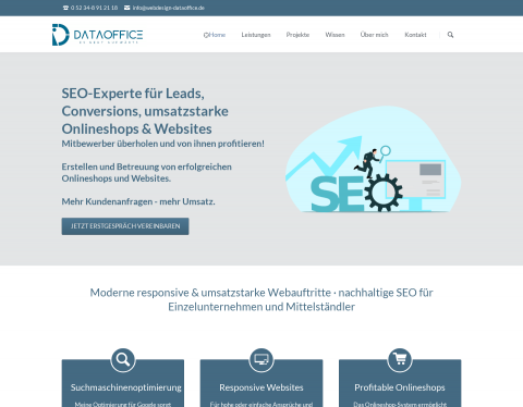 Website-Vorschau von Lokale SEO und regelmäßige Betreuung