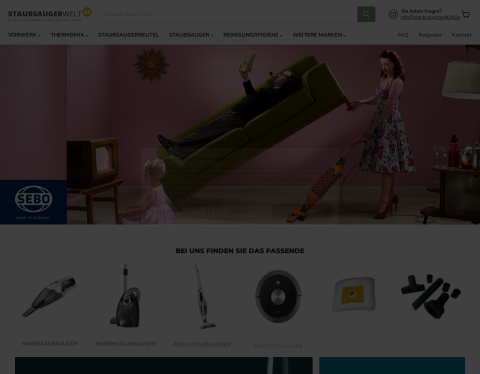 Website-Vorschau von Staubsaugerwelt24