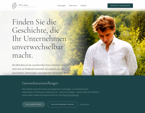 Website-Vorschau von Simon Dworaczek - Speeches. Stage is yours!