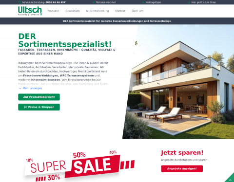 Website-Vorschau von Ultsch GmbH