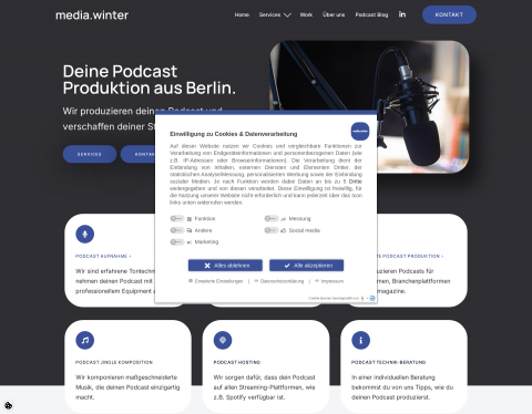 Website-Vorschau von media.winter