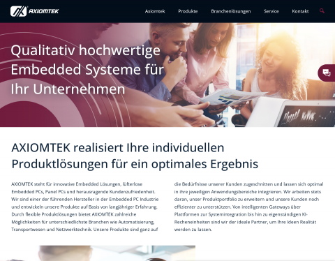 Website-Vorschau von Industrielle Personal Computer (PC) Tech