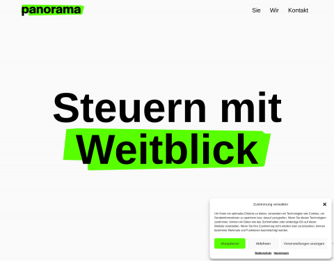 Website-Vorschau von Panorama Steuerberatungsgesellschaft mbH