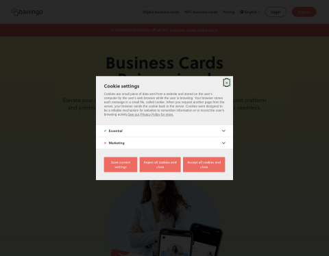Website-Vorschau von baningo GmbH