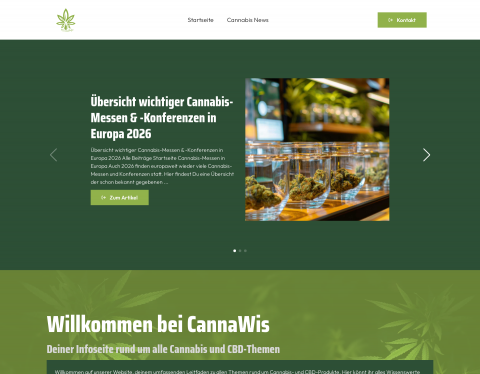 Website-Vorschau von CannaWis