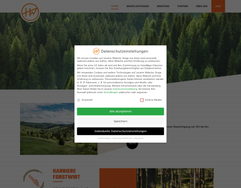 Website-Vorschau von Forstservice Frostdienstleistungen