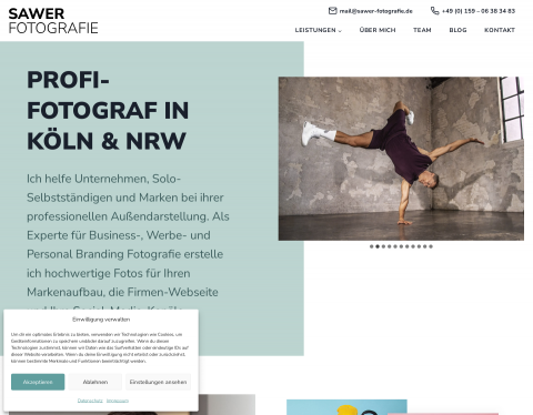 Website-Vorschau von Profi-Fotograf in Köln & NRW