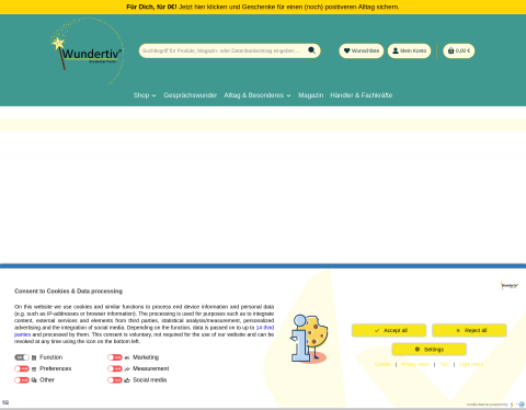 Website-Vorschau von Wundertiv | Mira Dahm