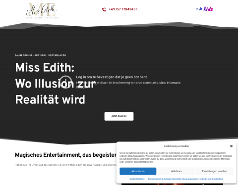 Vorschau von Miss Edith - Magische Seifenblasen &Bubble Show