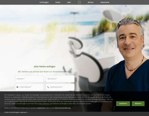 Website-Vorschau von Bionics Dental