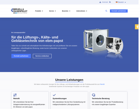Website-Vorschau von Breuell & Hilgenfeldt GmbH