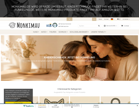 Website-Vorschau von Monkimau