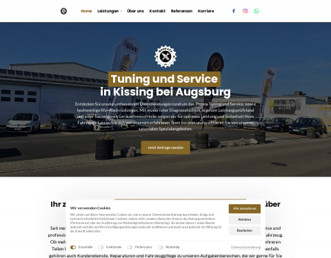 Website-Vorschau von Baur KFZ Service & Tuning