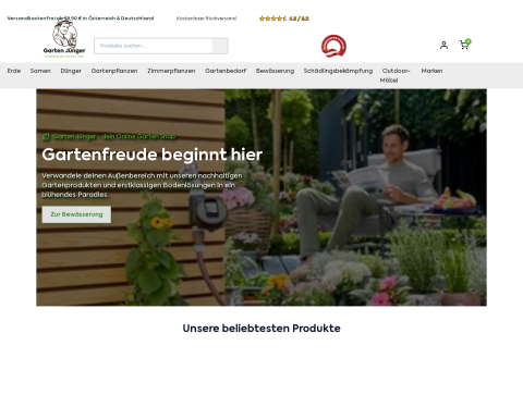 Website-Vorschau von Garden SHop