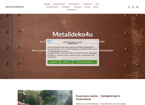 Vorschau von Willkommen bei Metalldeko4u