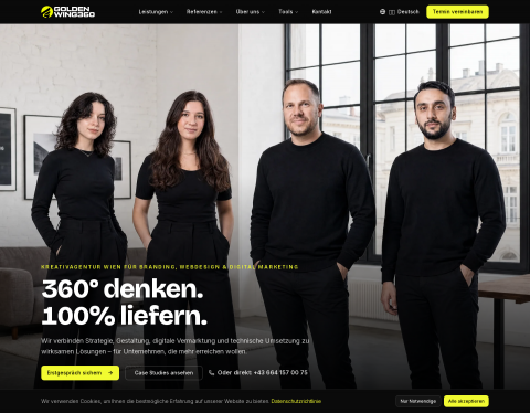 Website-Vorschau von GoldenWing Creative Studios e.U.