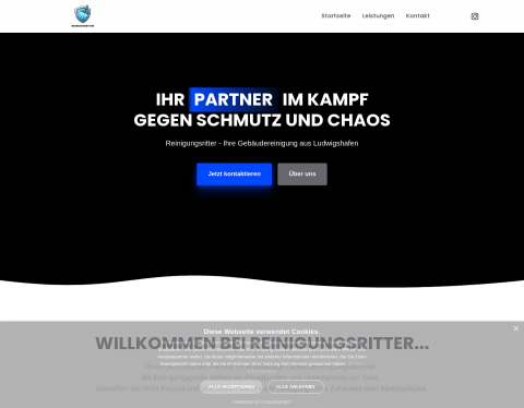 Website-Vorschau von Reinigungsritter