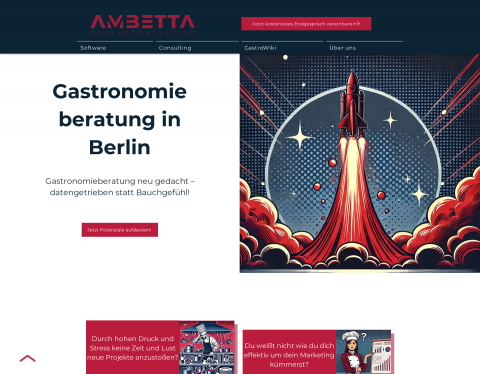 Website-Vorschau von Ambetta Gastroconsulting