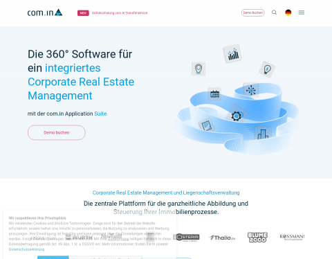 Website-Vorschau von Com In GmbH & Co. KG Consulting und Solutions