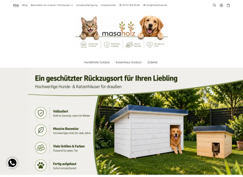 Website-Vorschau von masaholz