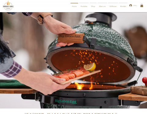 Website-Vorschau von Smoker-Grill Online-Shop