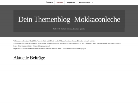 Website-Vorschau von mokkaconleche