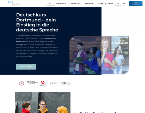 Website-Vorschau von IBZ Dortmund GmbH