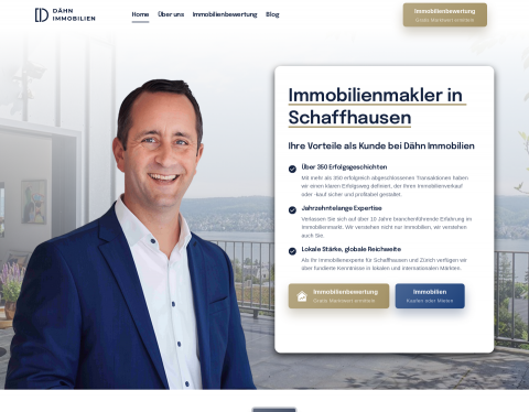 Website-Vorschau von Dähn Immobilien