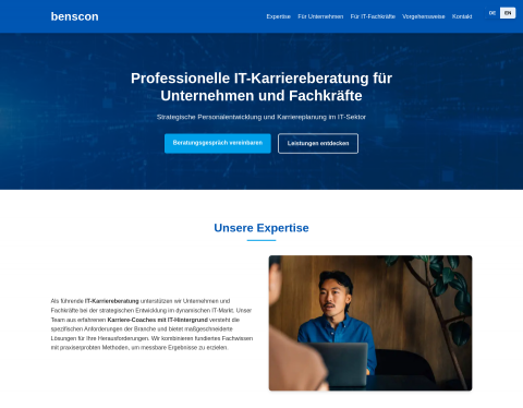 Website-Vorschau von Bewerbungsberatung- jetzt richtig bewerben