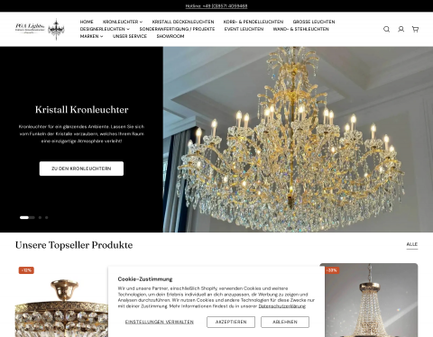 Vorschau von PGA-Lights Kristallkronleuchter