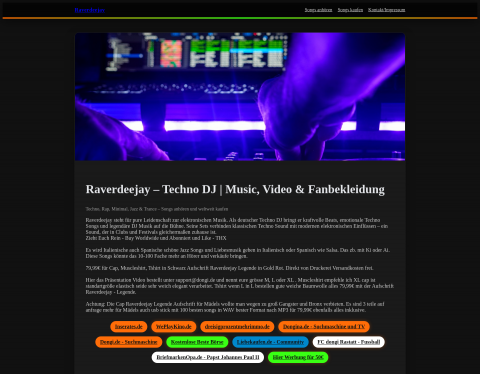 Website-Vorschau von Raverdeejay