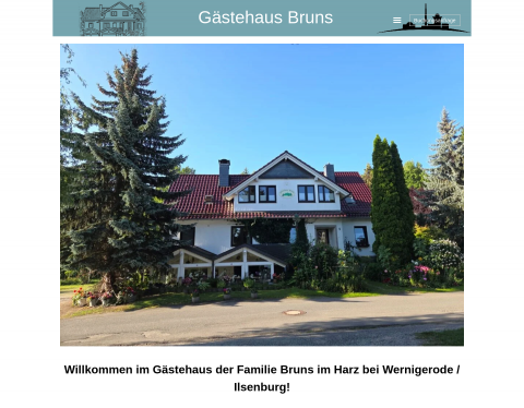 Website-Vorschau von Gästehaus Bruns