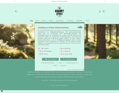 Website-Vorschau von Haamitstuff